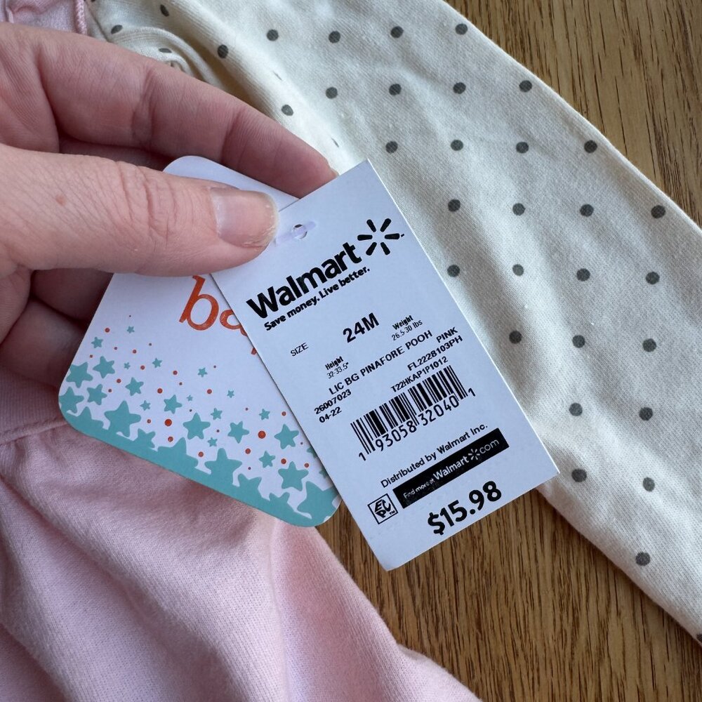 Disney Baby Winnie The Pooh Outfit Pink Girl Winter Size 24 Months NWT - Picture 2 of 4